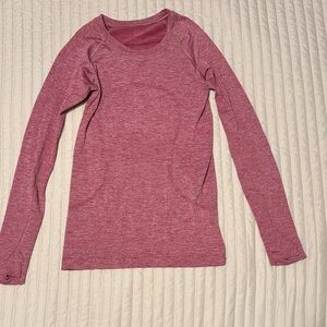Lululemon Pink Swiftly Tech Long Sleeve size 6 (see description)